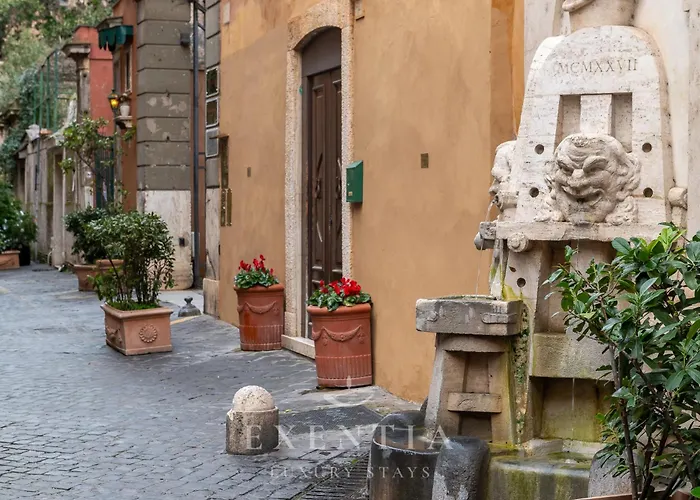Exentia - Private Garden With Jacuzzi Near Spanish Steps, Via Margutta - Pousada *